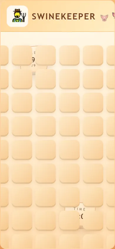 SwineKeeper on mobile, built by Codex.